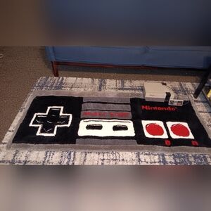 2 1/2ft by 5.9 ft Nintendo NES game controller Rug